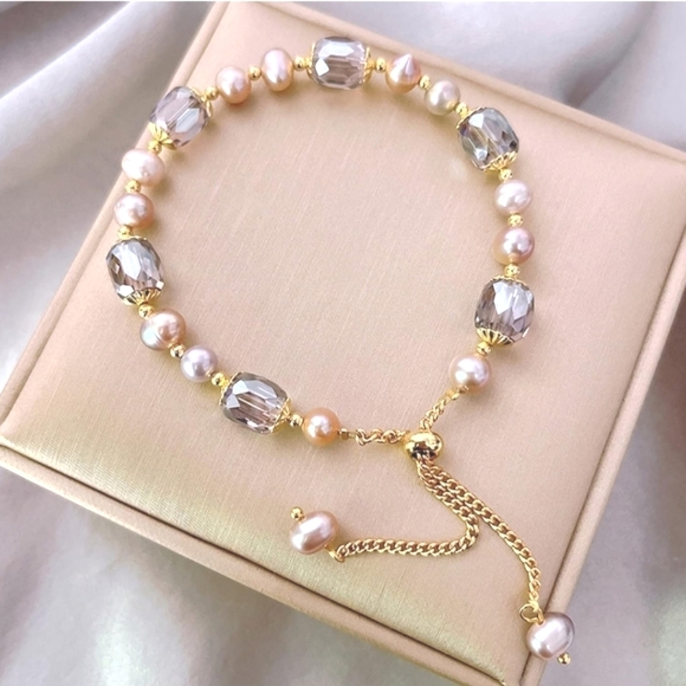 14k Gold Plated Jade Butterfly Crystal Glass Bracelet For Her Chinese Style Jade - Picture 1 of 3